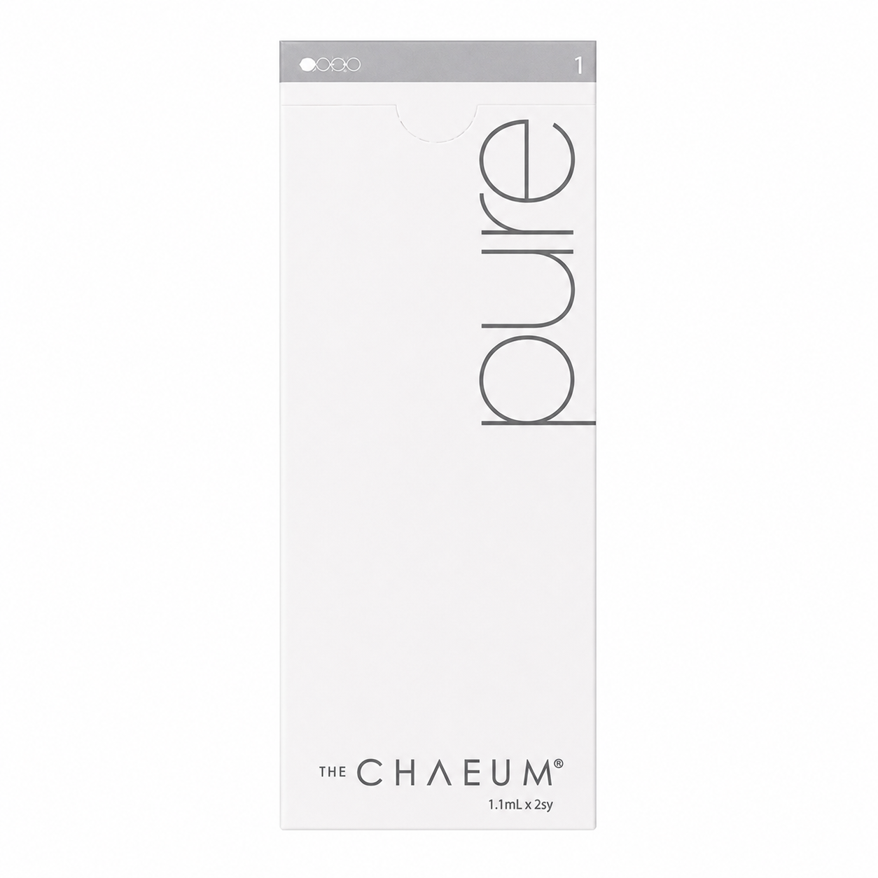 Chaeum Pure Cross-Linked Hyaluronic Acid Dermal Filler Non-Lidocaine (No.1 / No.2 / No.3 / No.4) – 2 x 1.1 mL