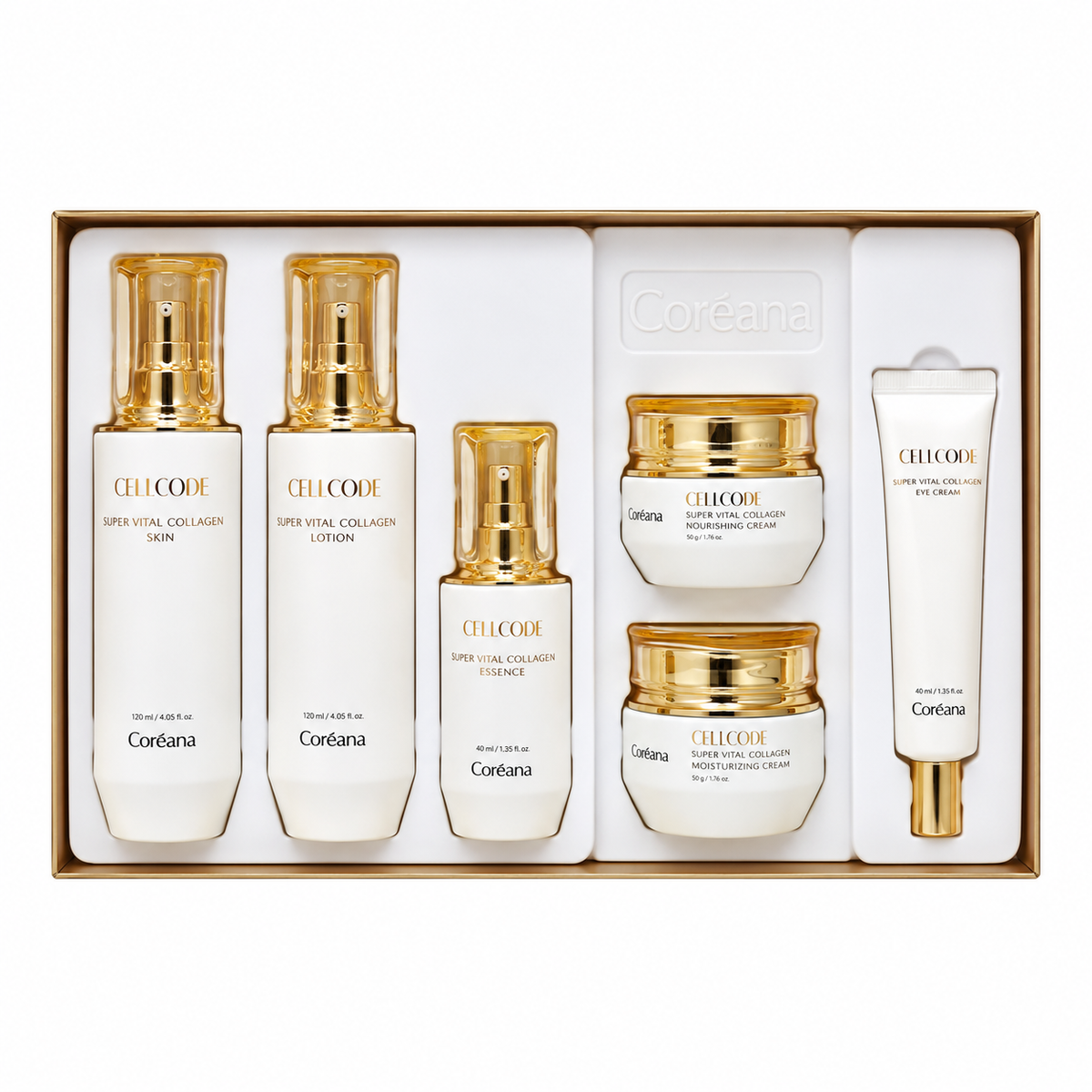 Coreana Cellcode Super Vital Collagen Total Care Set — 1885 g