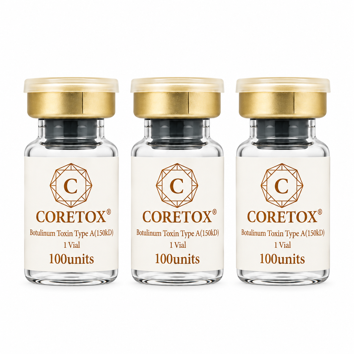 Coretox 100 Units — 3 Vials