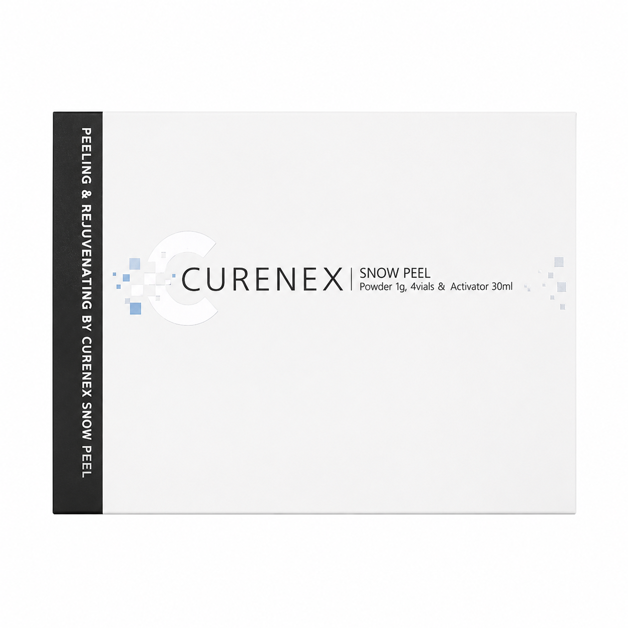 Curenex Snow Peel Peeling Ampoule & Activator – 4 x 1 g + 1 x 30 mL
