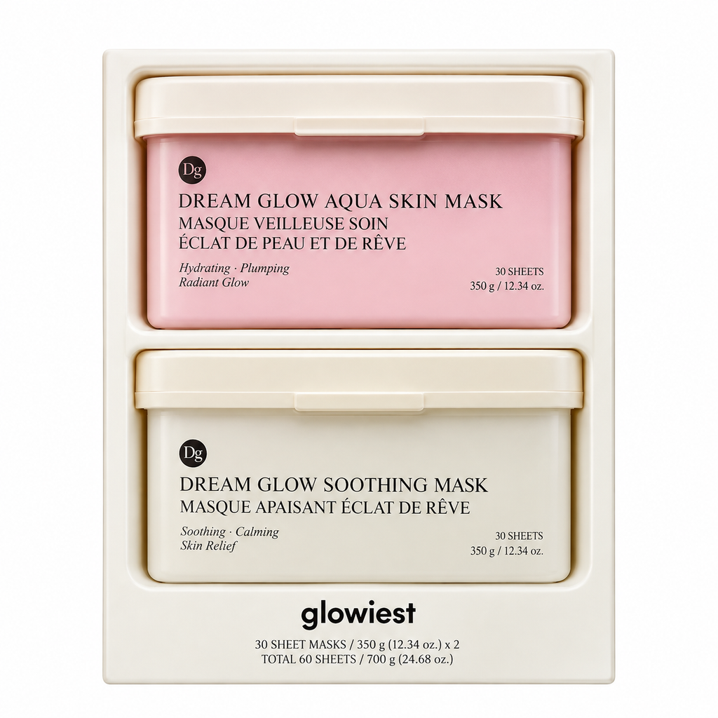 Dream Glow Beauty Mask Duo — 2 x 30 pcs, 1100 g