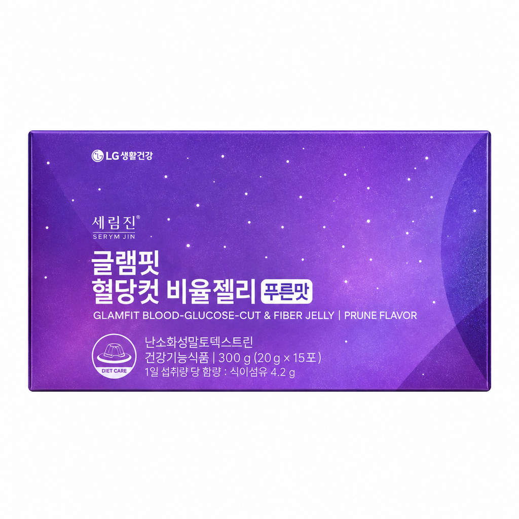 Glamfit Blood-Glucose-Cut & Fiber Jelly / Prune Flavor