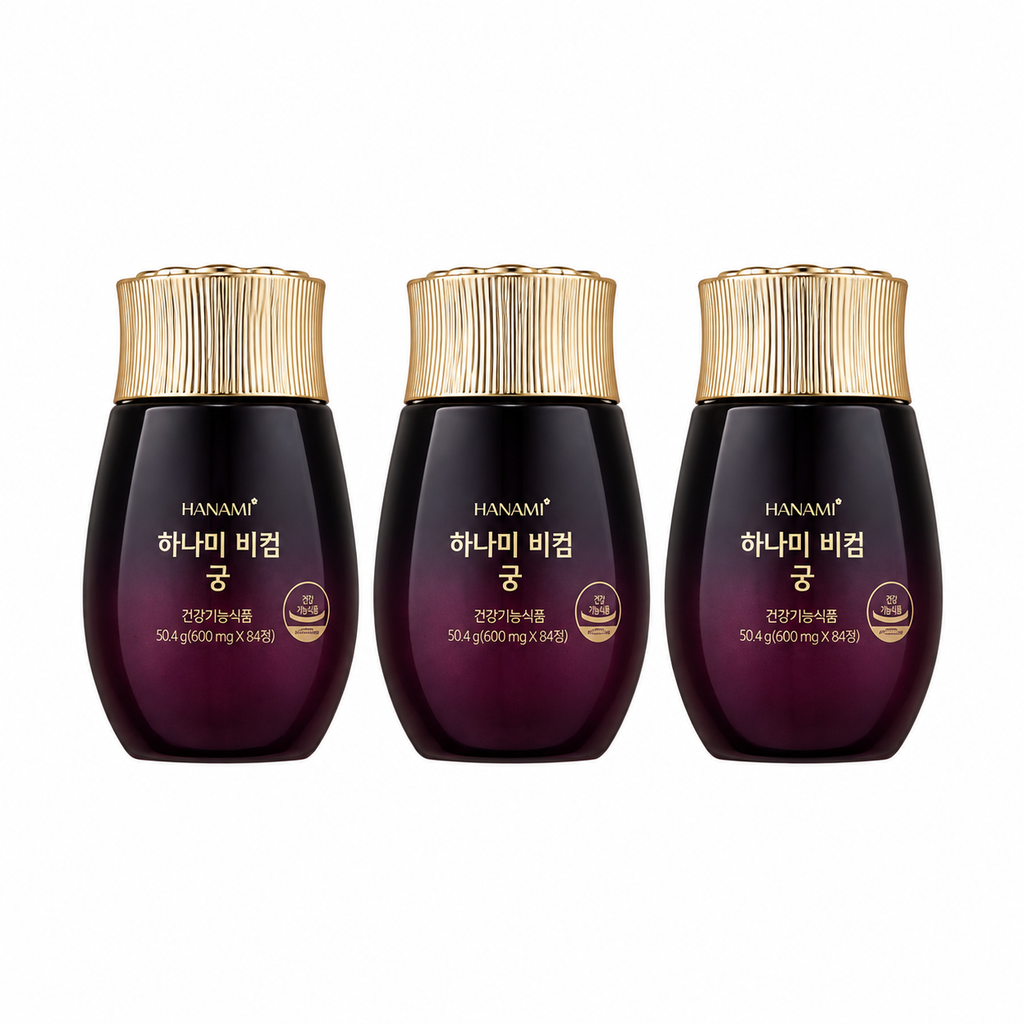 HANAMI BCOM GUNG for Women — 3 Jars x 83 Tablets
