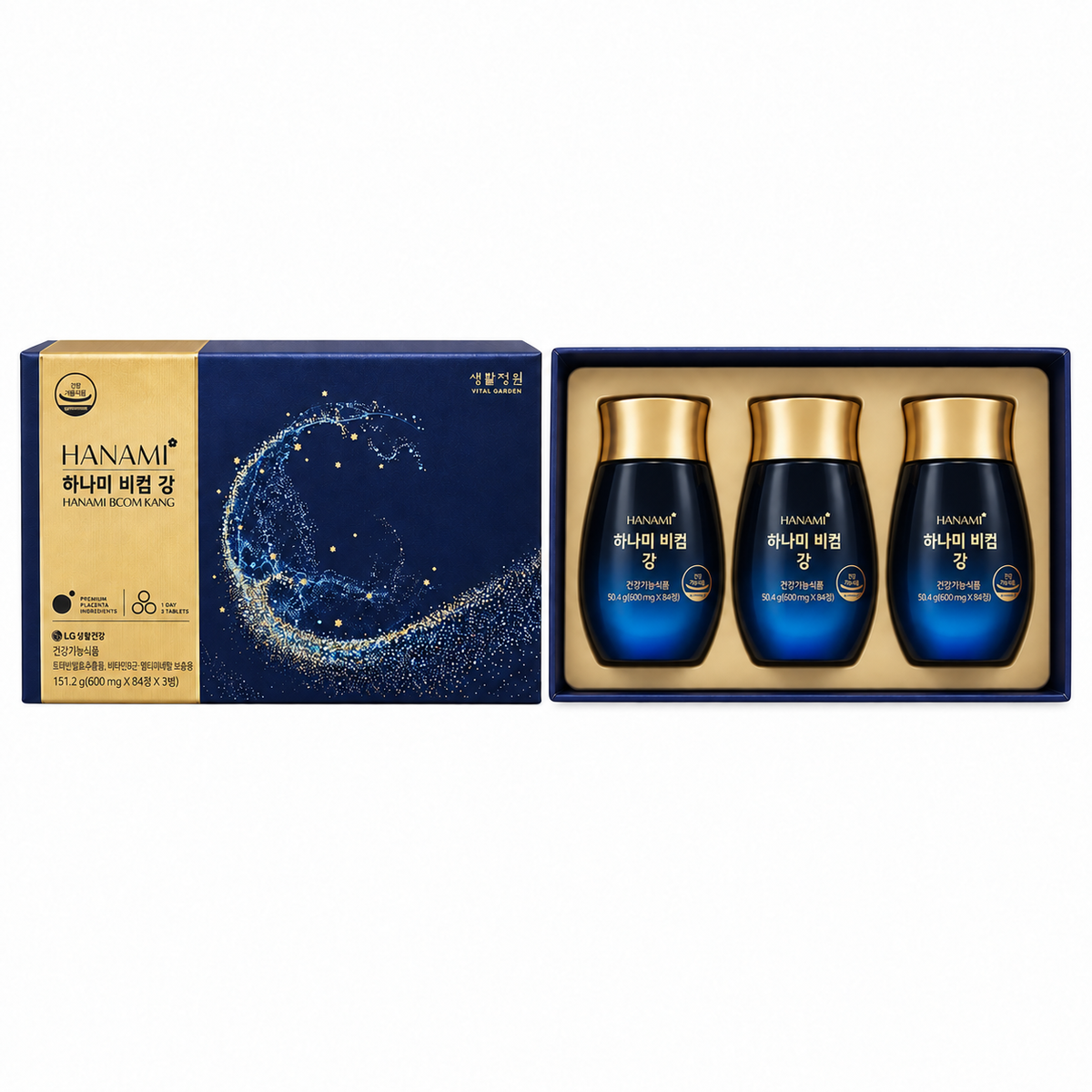 HANAMI DCOM KANG Men's Vitamins — 3-Month Supply