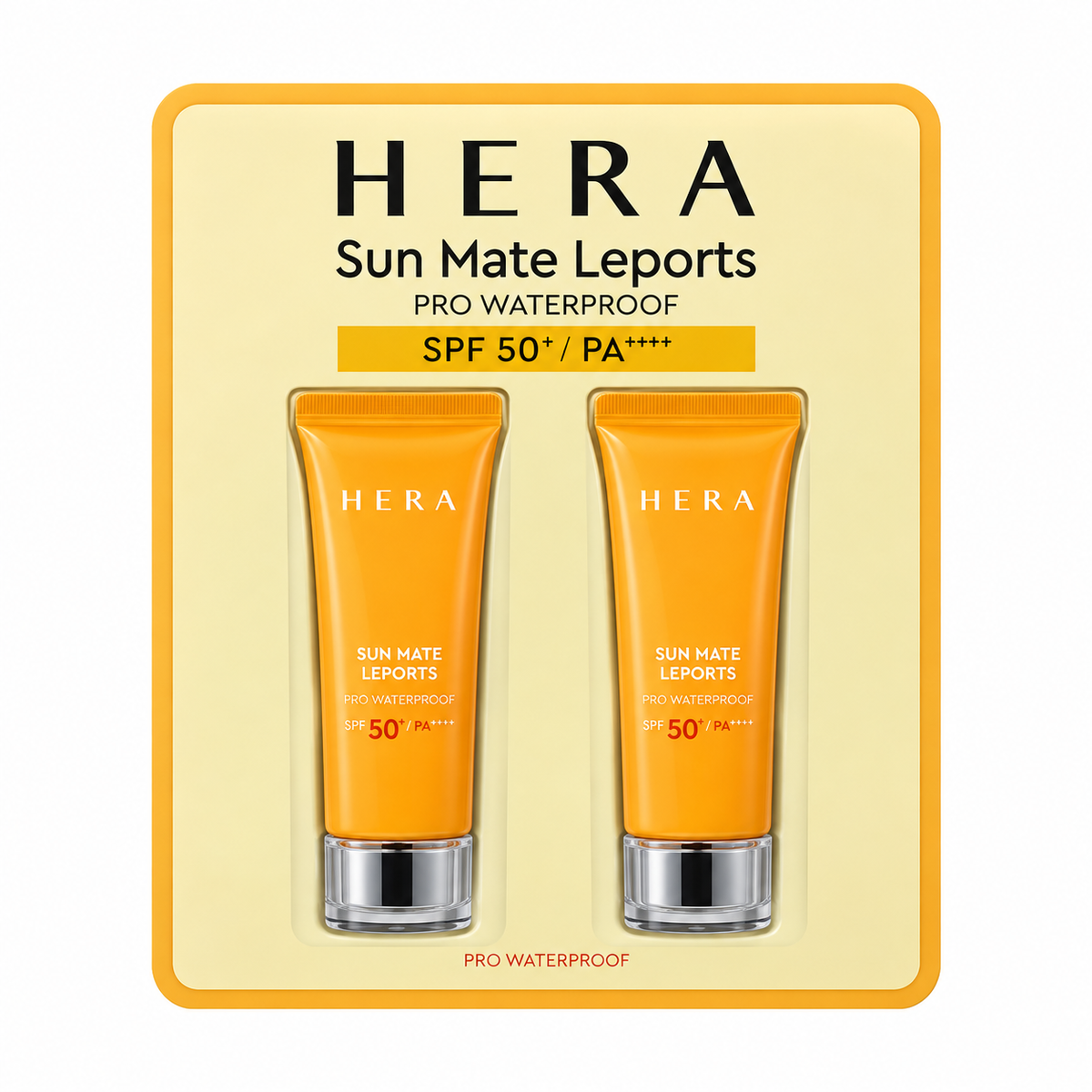 HERA Sun Mate Leports Pro Waterproof SPF50+ PA++++ — 2 x 70 mL