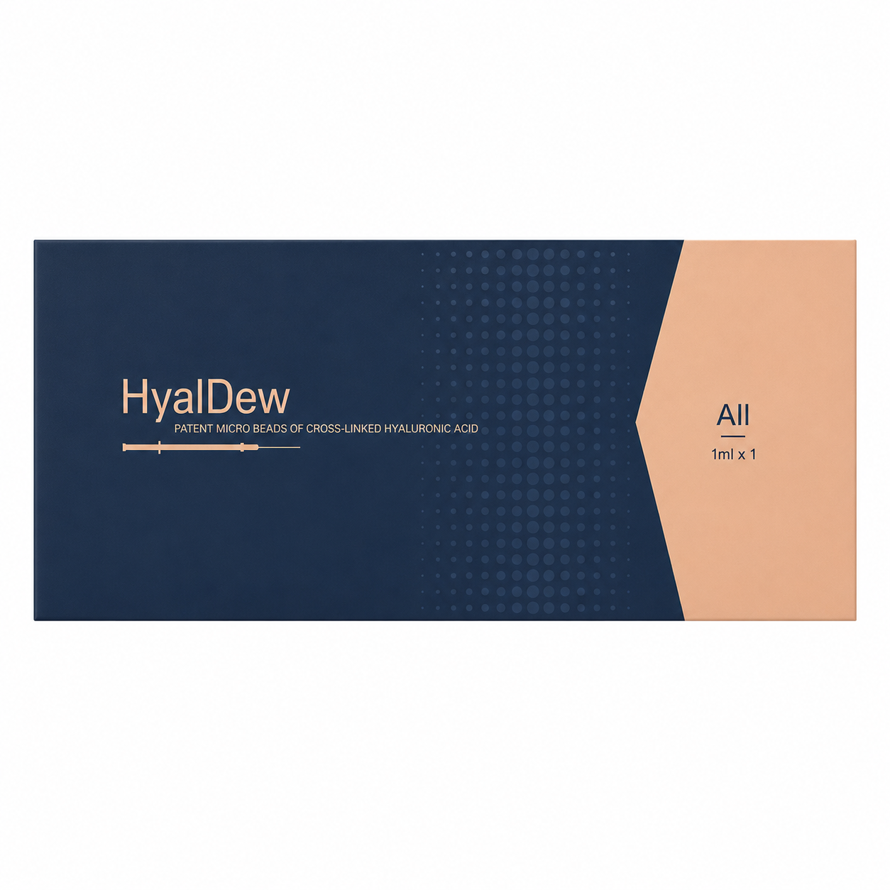 Hyaldew Cross-Linked Hyaluronic Acid Dermal Filler Lidocaine (All / Mid / Fine / Shine) – 1 x 1.0 mL