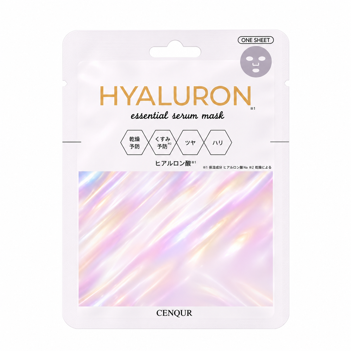 Hyaluronic Essential Serum Masks — 1 x 10 pcs, 275 g