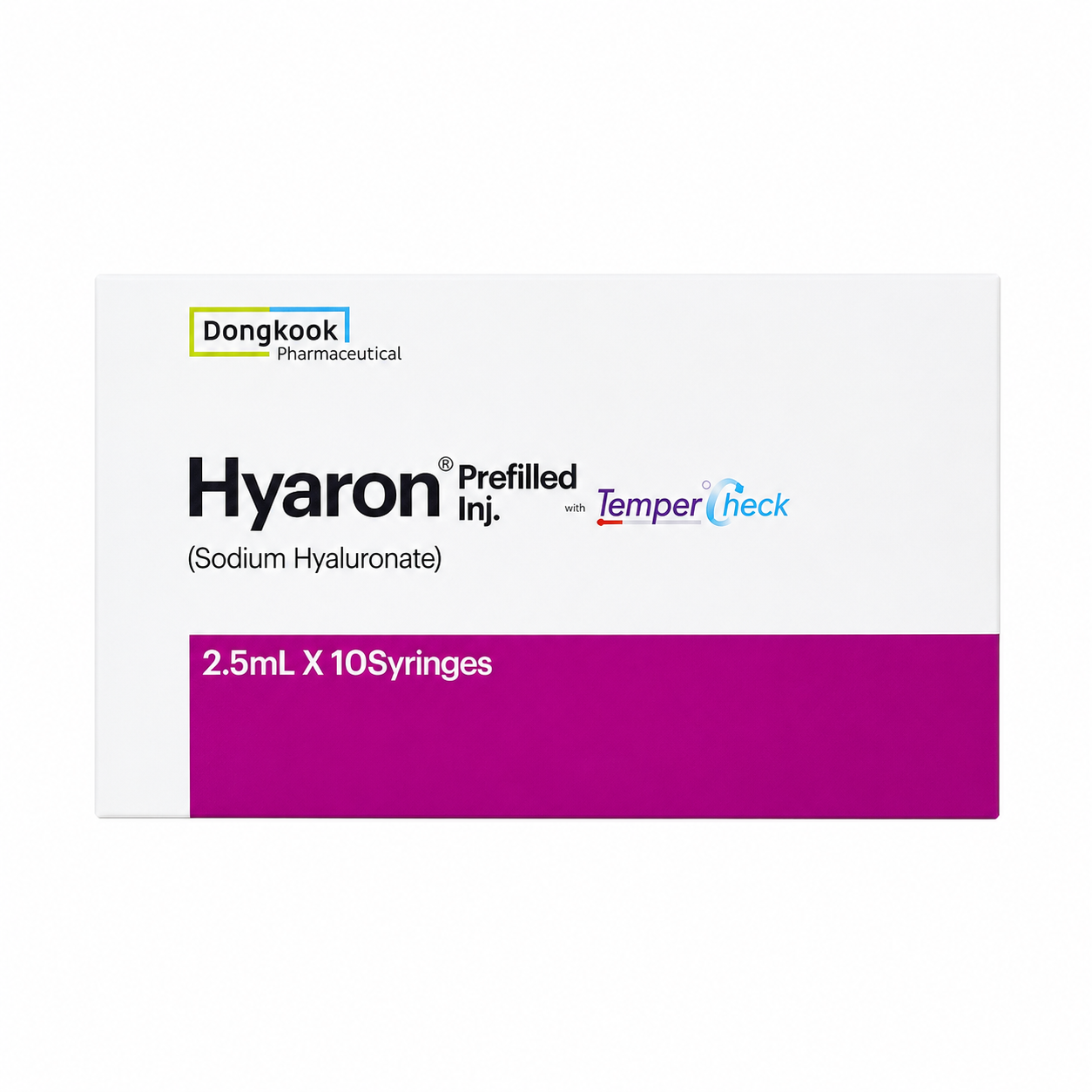 Hyaron Sodium Hyaluronate Skin Booster – 10 x 2.5 mL