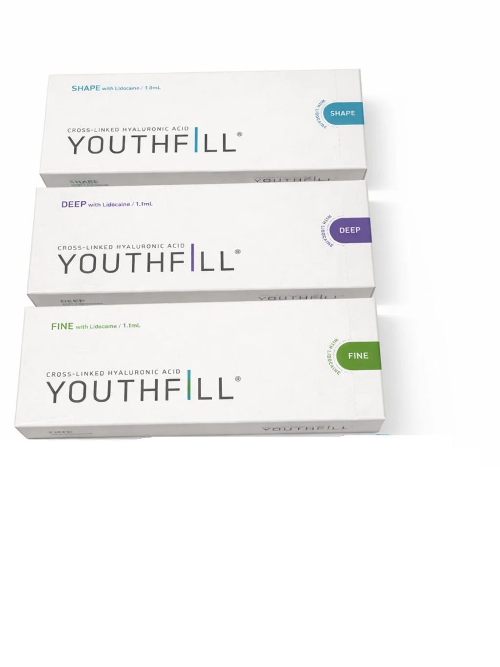 Філер на основі зшитої гіалуронової кислоти Youthfill (Shape / Deep / Fine)