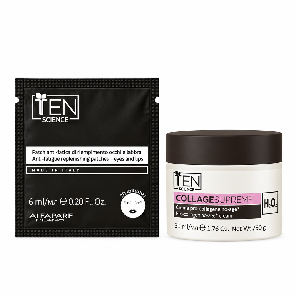 TEN SCIENCE Collage Supreme Gift Set — 50 mL Cream + 4 Patches