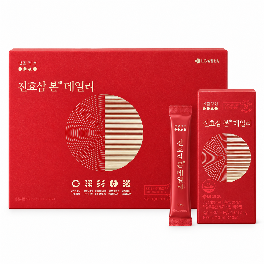 LG Chin Hosum Bon Daily Red Ginseng — 50 x 10 mL Sticks