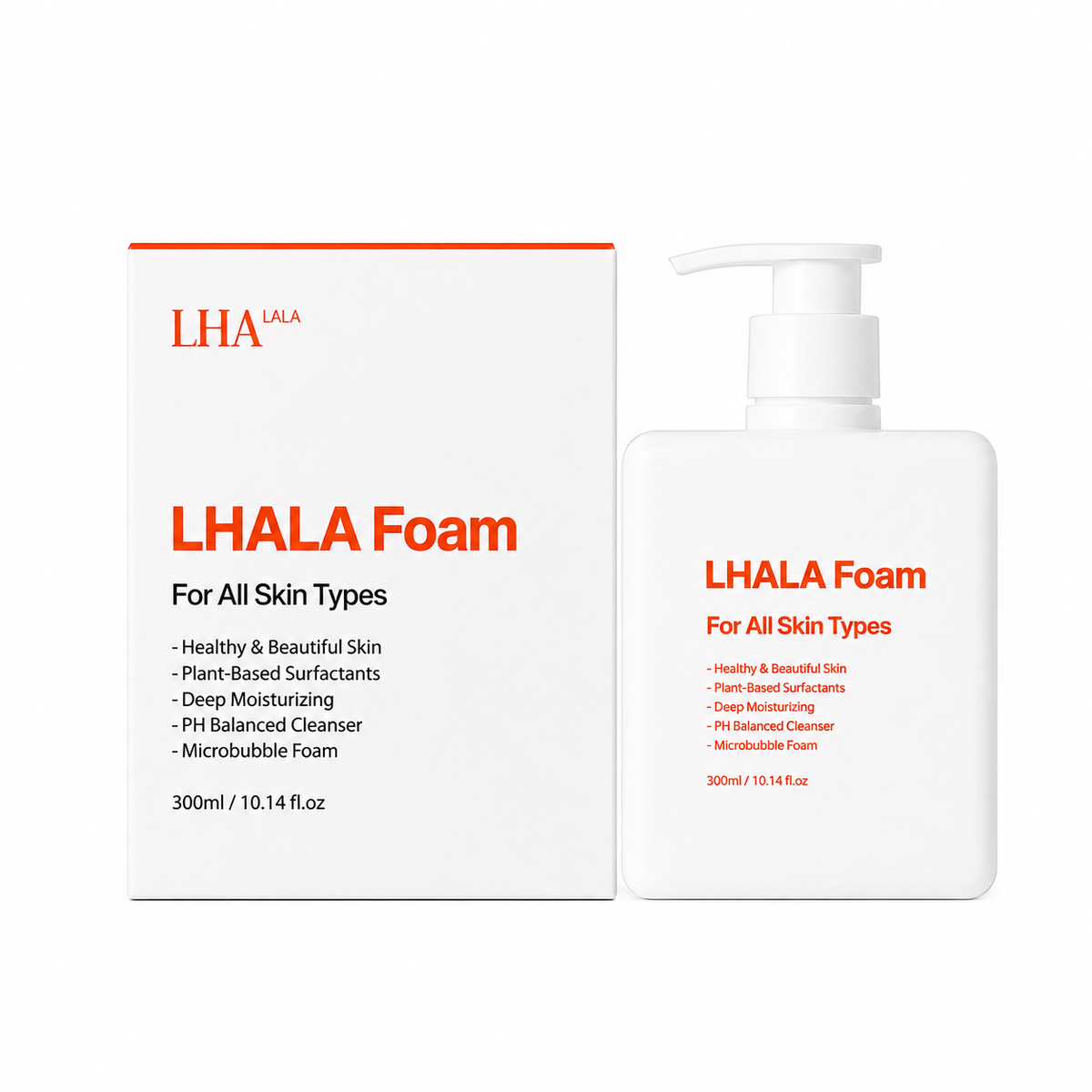 Lha Lala Foam Cleanser Micro O2 Bubble Foam Cleanser – 1 bottle