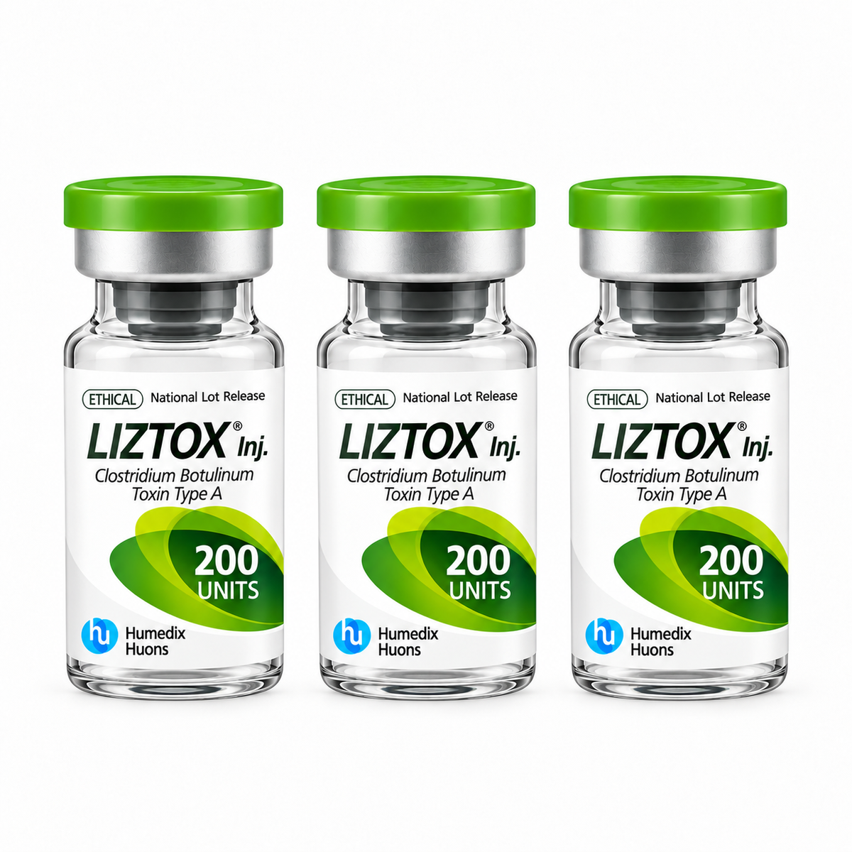 Liztox 200 Units — 3 Vials