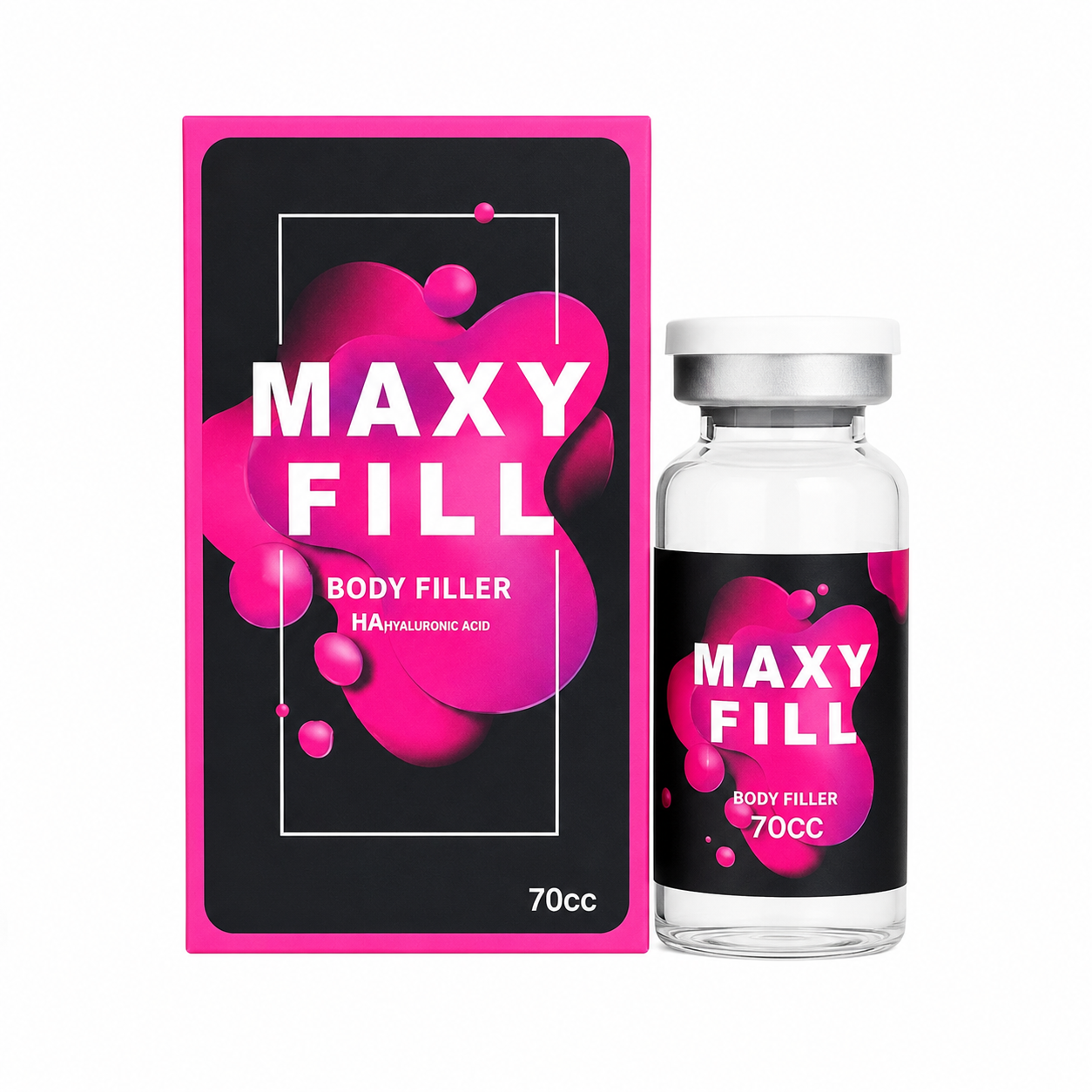 Філер на основі зшитої гіалуронової кислоти Maxy Fill, 70 мл