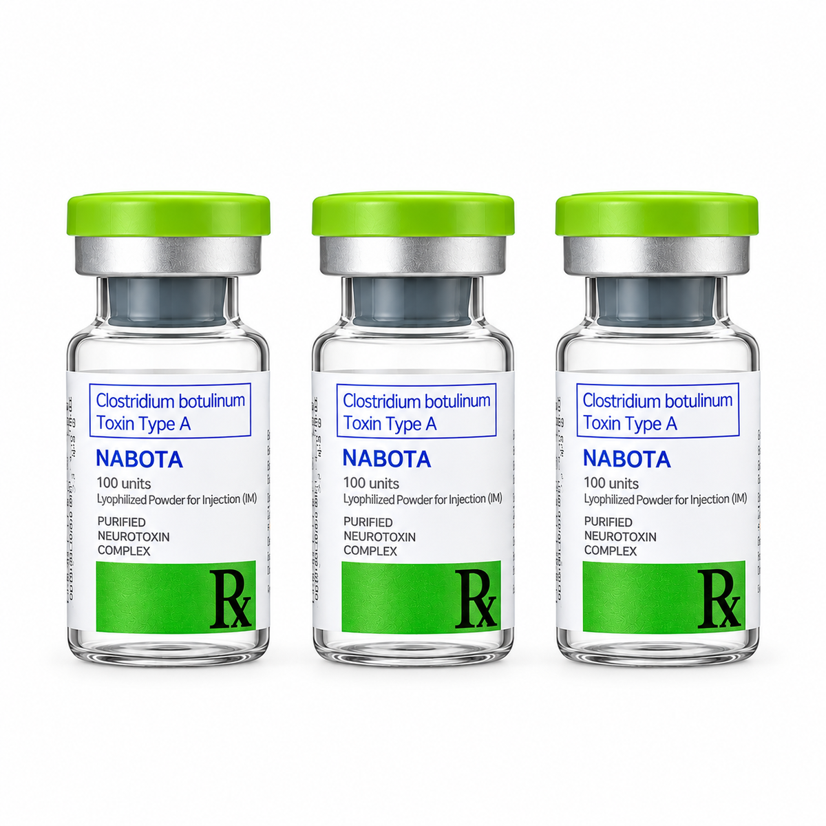 Nabota 100 Units  — 3 Vials