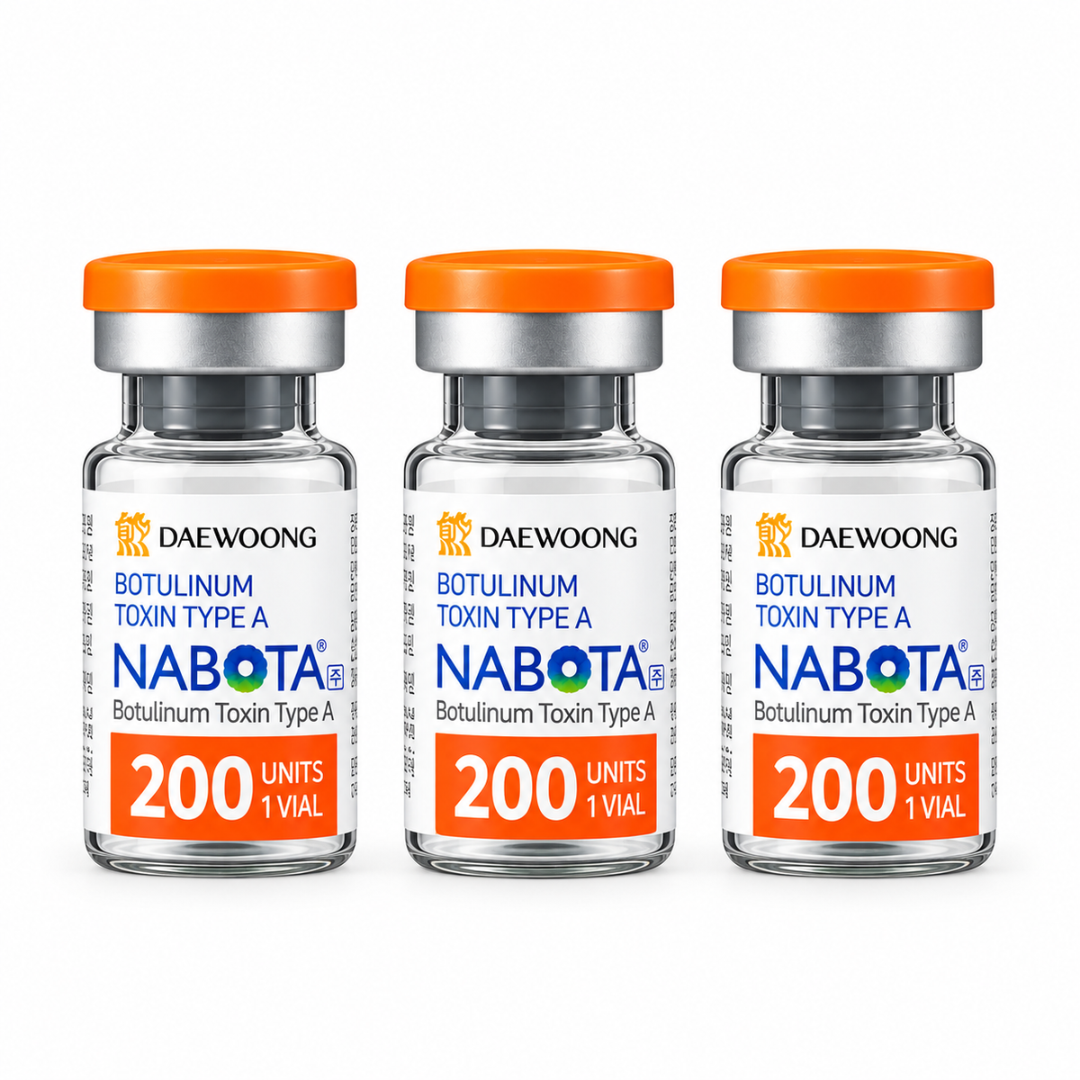 Nabota 200 Units  — 3 Vials