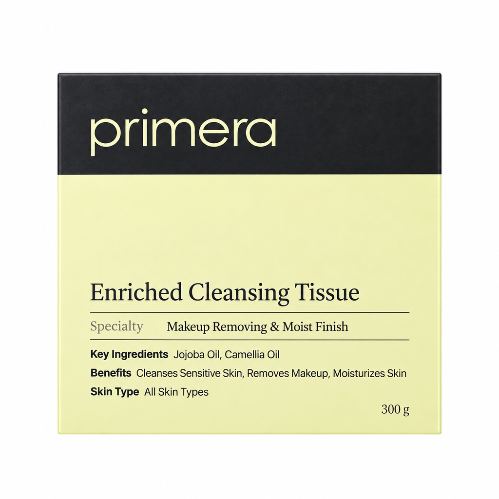 primera Enriched Cleansing Tissues — 480 g