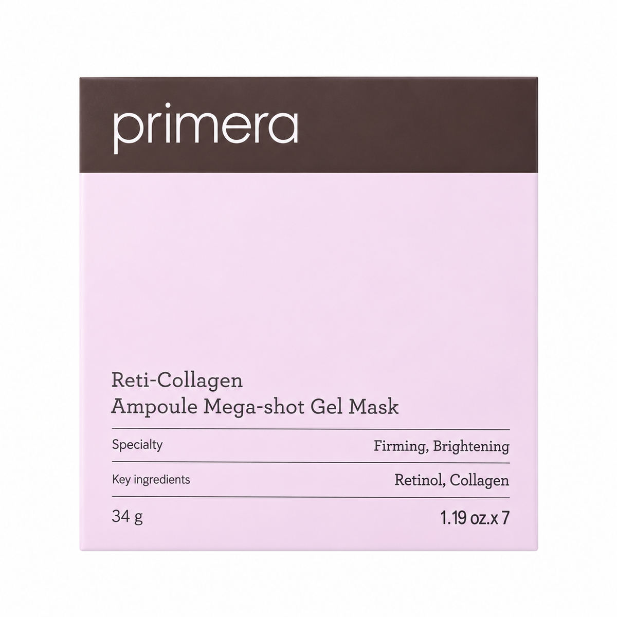 primera Reti-Collagen Ampoule Mega-Shot Gel Masks — 7 pcs, 370 g