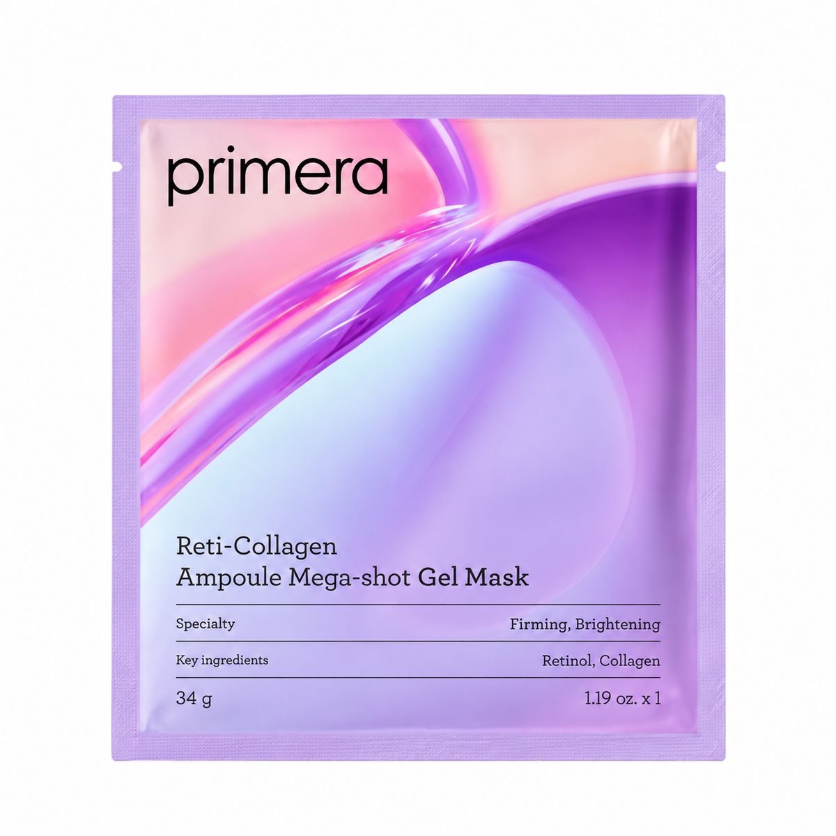 primera Reti-Collagen Ampoule Mega-Shot Gel Masks — 7 pcs, 370 g
