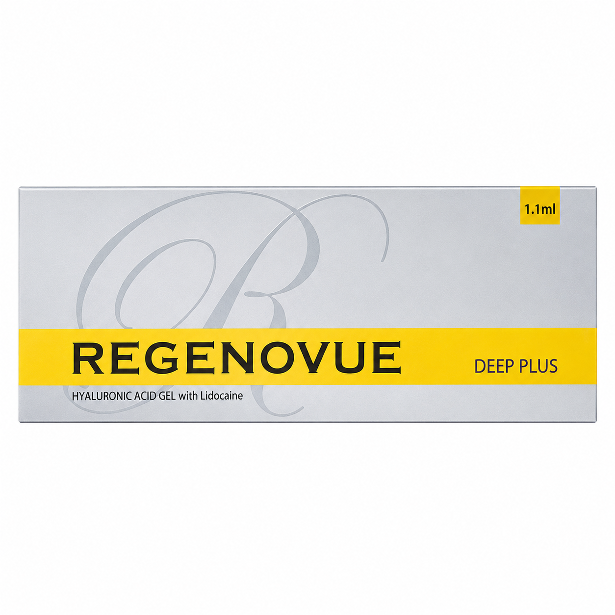 Regenovue Cross-Linked Hyaluronic Acid Dermal Filler Non-Lidocaine (Sub-Q / Deep / Fine) – 1 x 1.0 mL