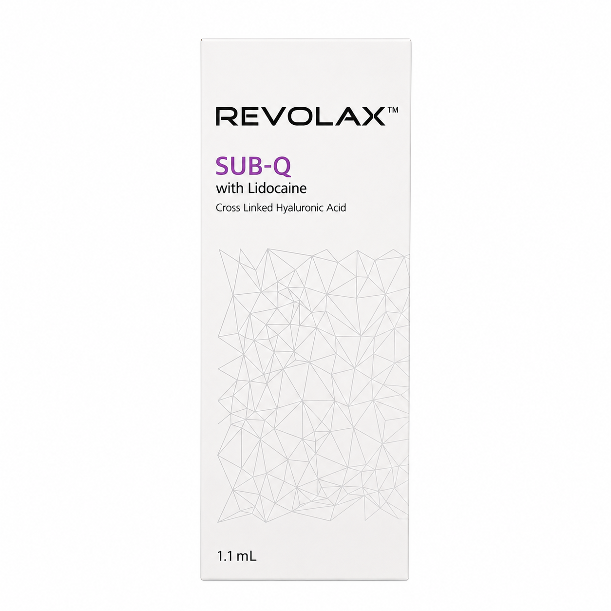 Revolax Cross-Linked Hyaluronic Acid Dermal Filler Lidocaine (Sub-Q / Deep / Fine) – 1 x 1.1 mL