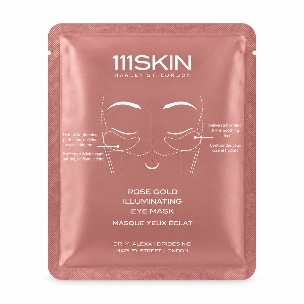 111SKIN Rose Gold Illuminating Eye Masks — 8 × 6mL