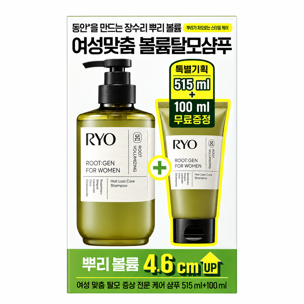 RYO Root:Gen for Women Anti-Hair Loss Shampoo Set — 1 x 515 mL
