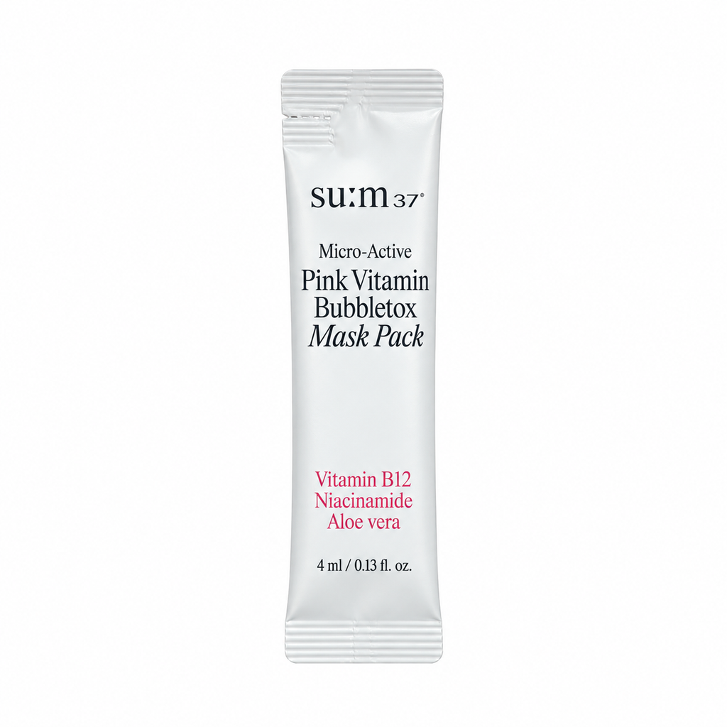 SU:M37 Micro-Active Pink Vitamin Bubbletox Mask Pack — 1 x 300 g