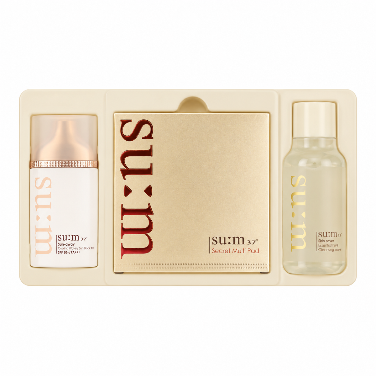 SU:M37 Sun-Away Cooling Water Sun Block AD Special Set SPF50+ PA+++ — 1 x 50 mL