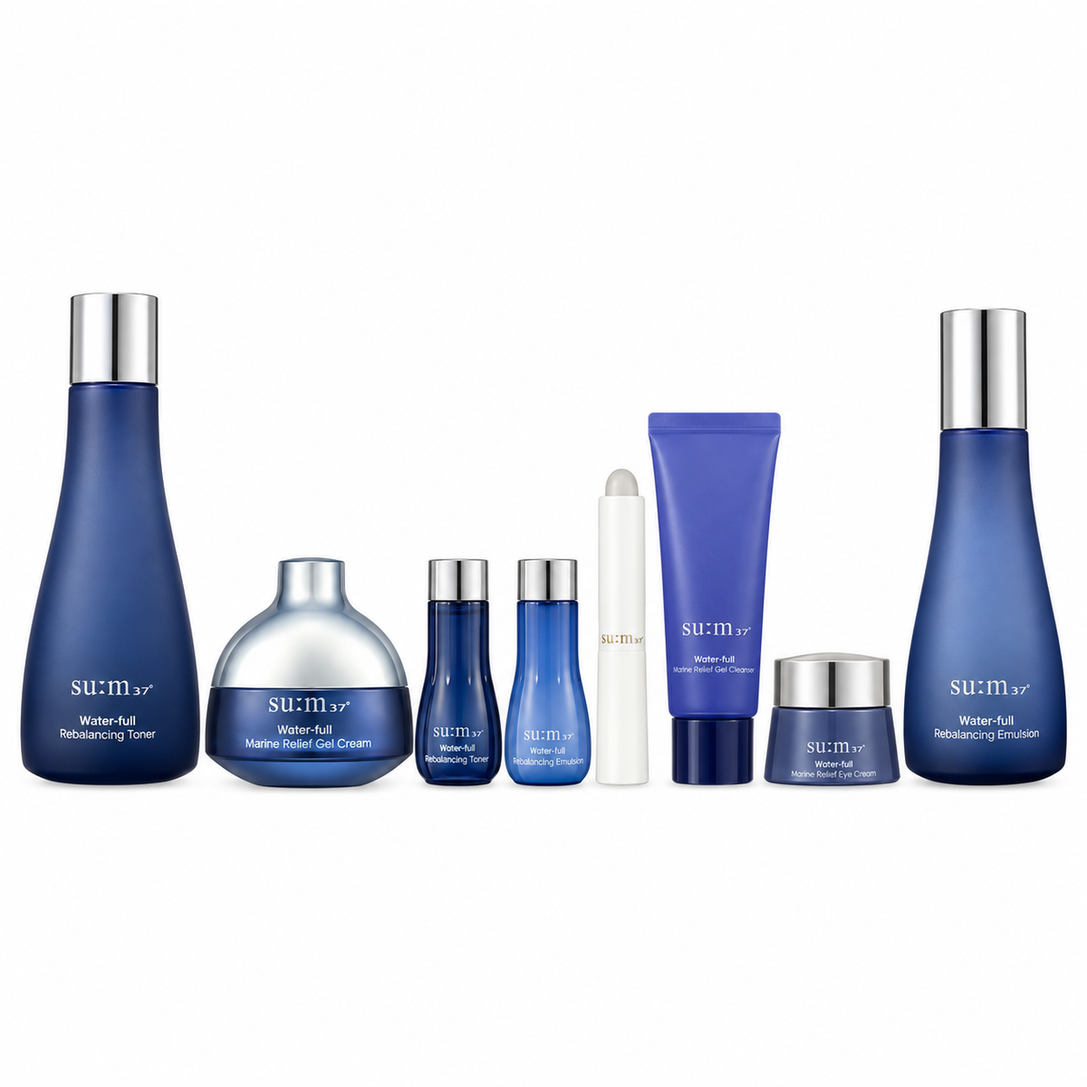 SU:M37 Water-Full 3-Piece Special Set with Masks — 1 x 1630 g