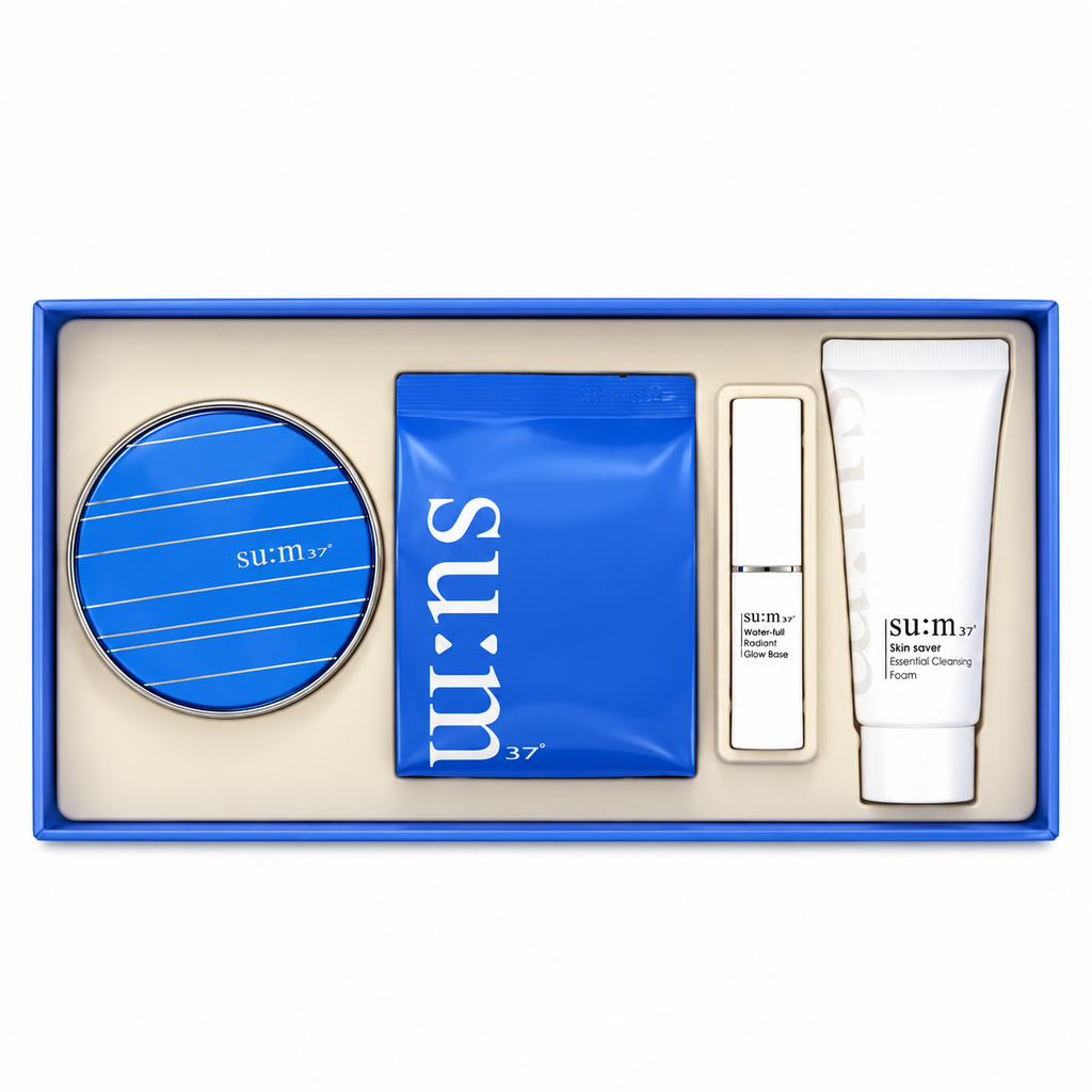 SU:M37 Water-Full CC Cushion Perfect Finish Special Set — Shade 01, 410 g