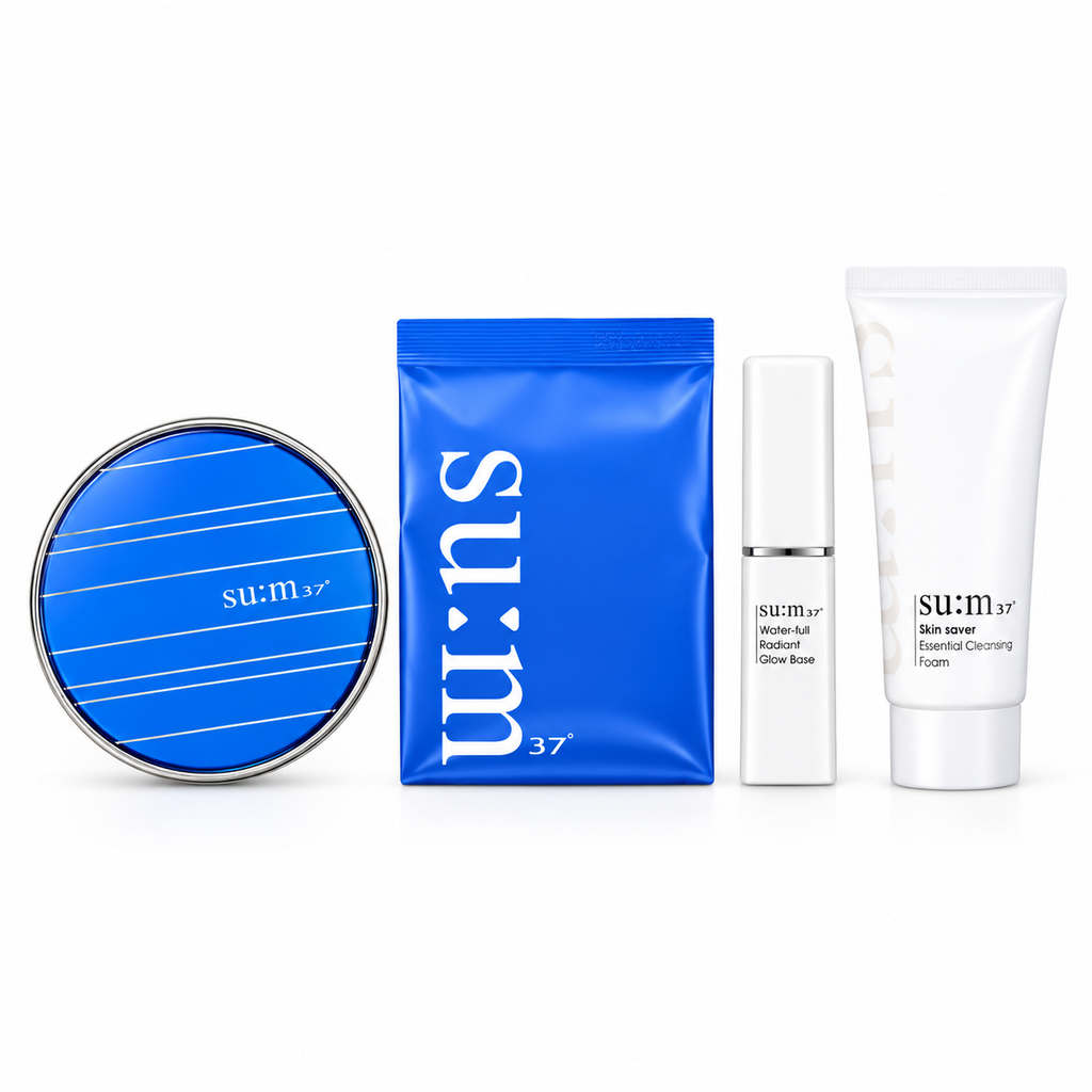 SU:M37 Water-Full CC Cushion Perfect Finish Special Set — Shade 01, 410 g