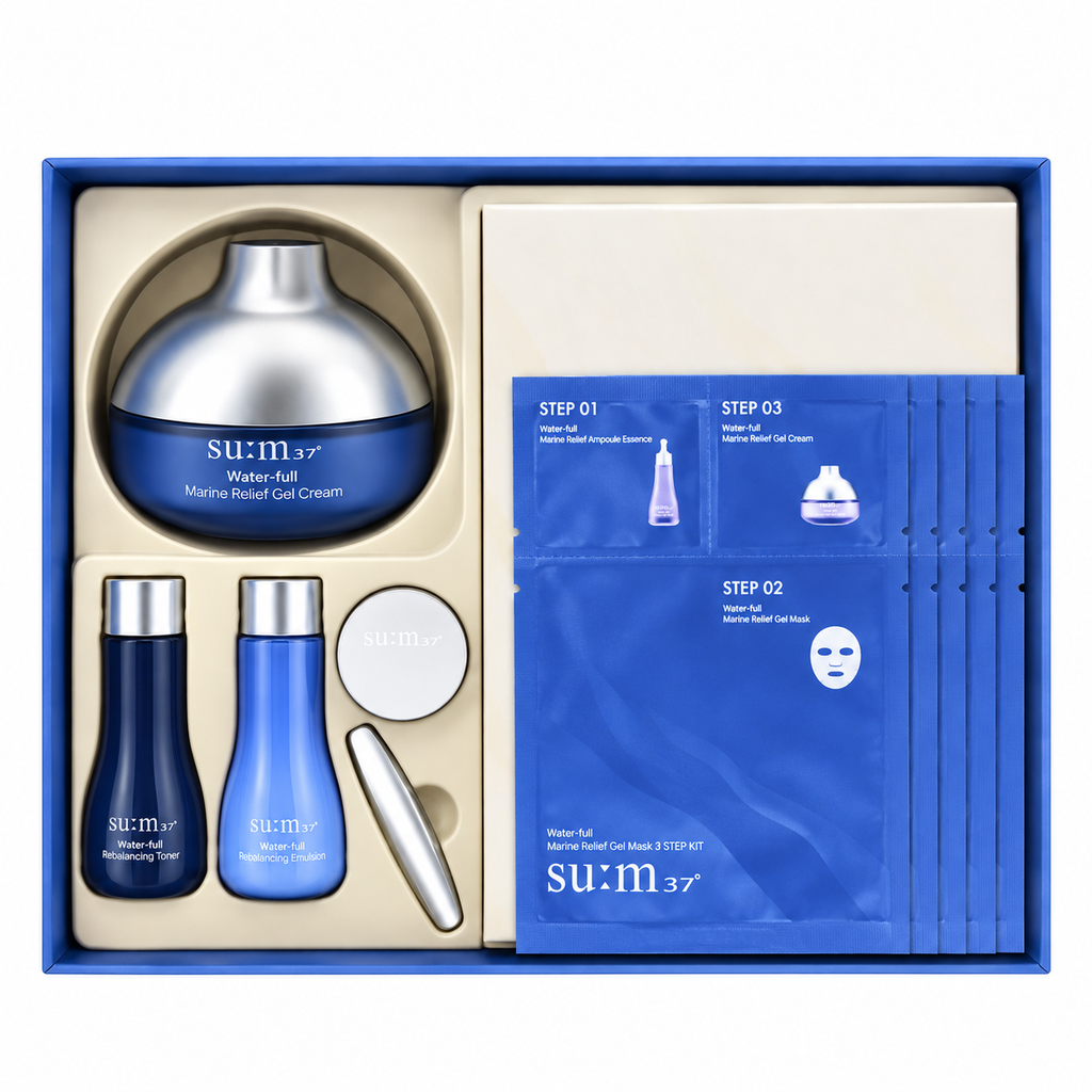 SU:M37 Water-Full Marine Relief Gel Cream Special Set — 1 x 120 mL