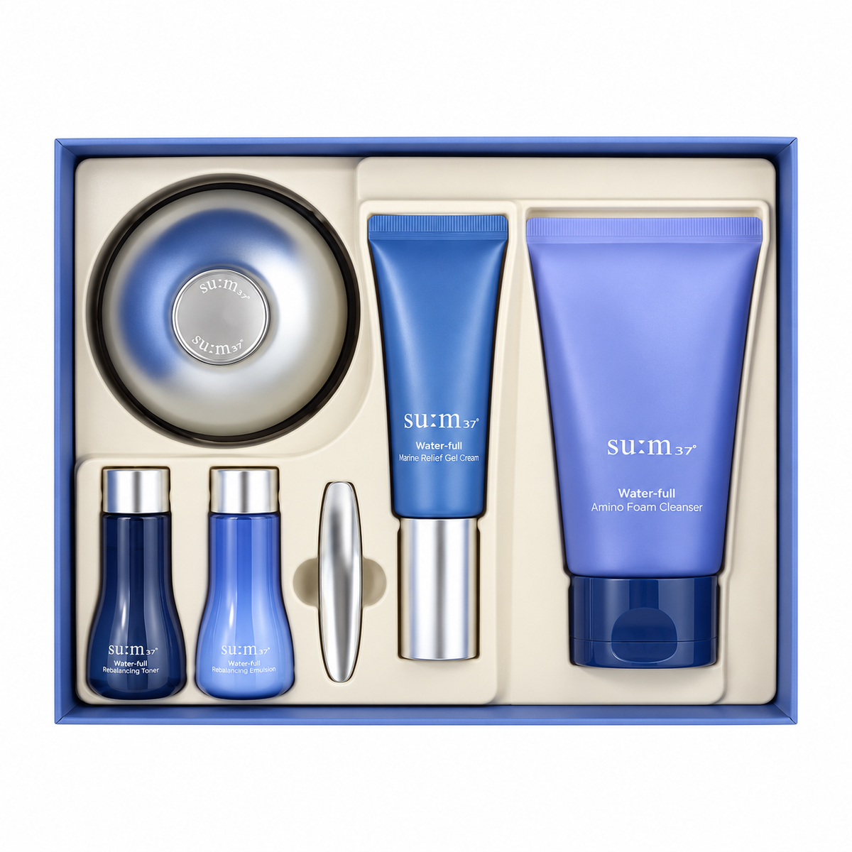 SU:M37 Water-Full Marine Relief Gel Cream Special Set — 1 x 990 g