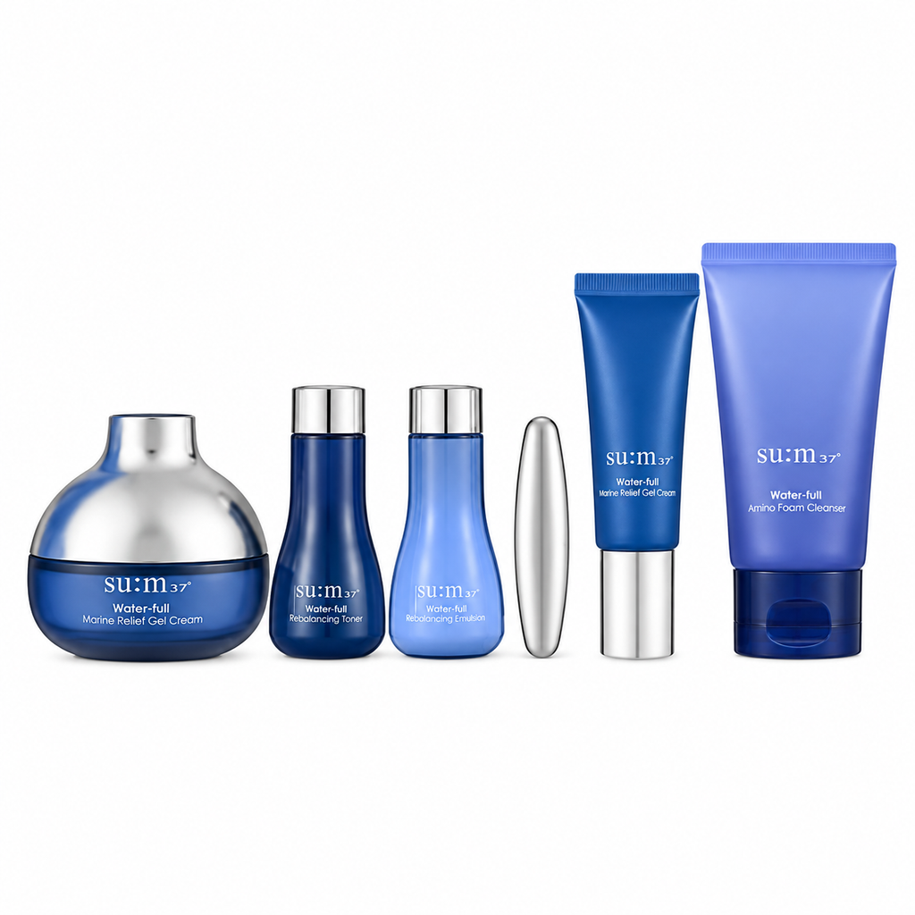 SU:M37 Water-Full Marine Relief Gel Cream Special Set — 1 x 990 g