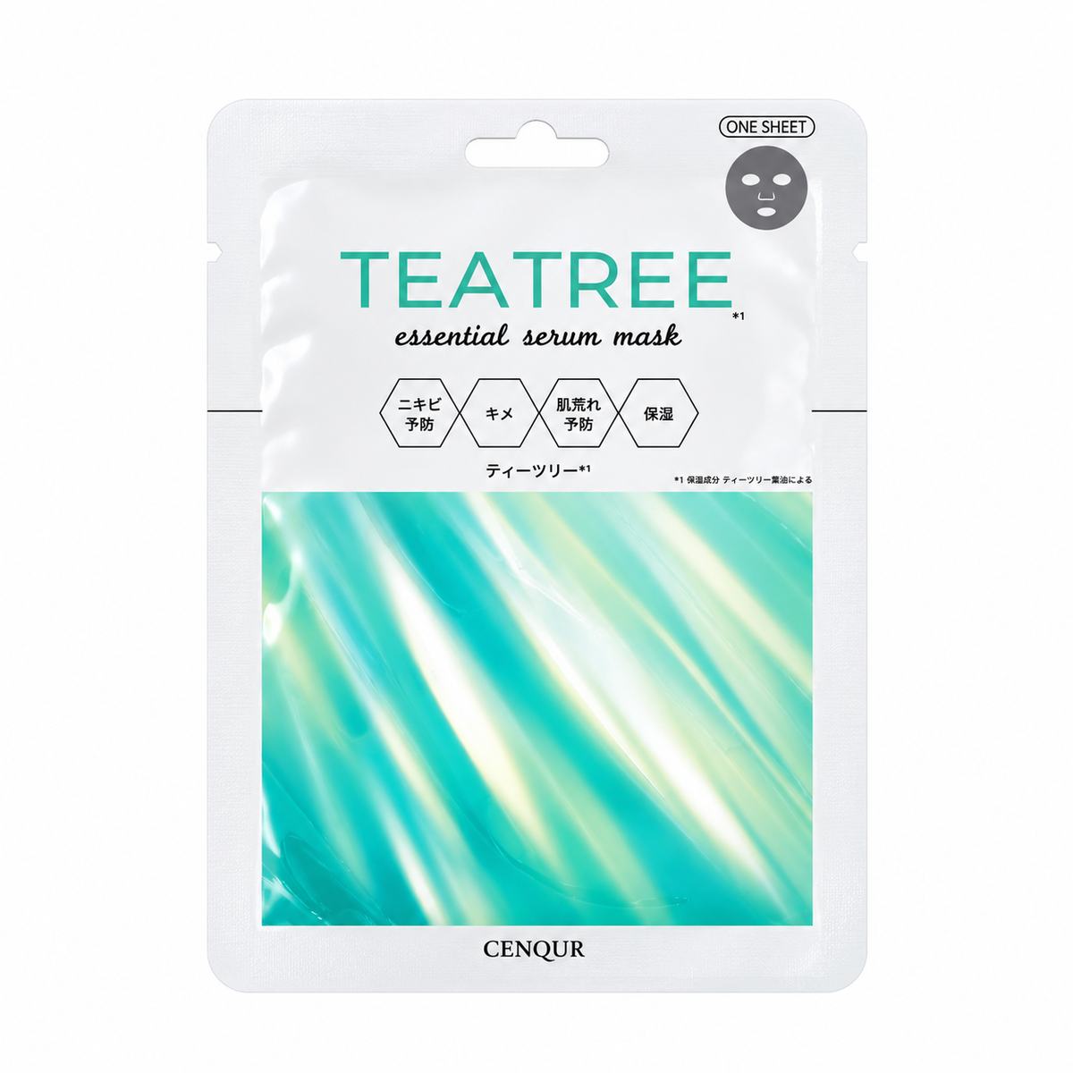 Tea Tree Essential Serum Masks — 1 x 10 pcs, 275 g
