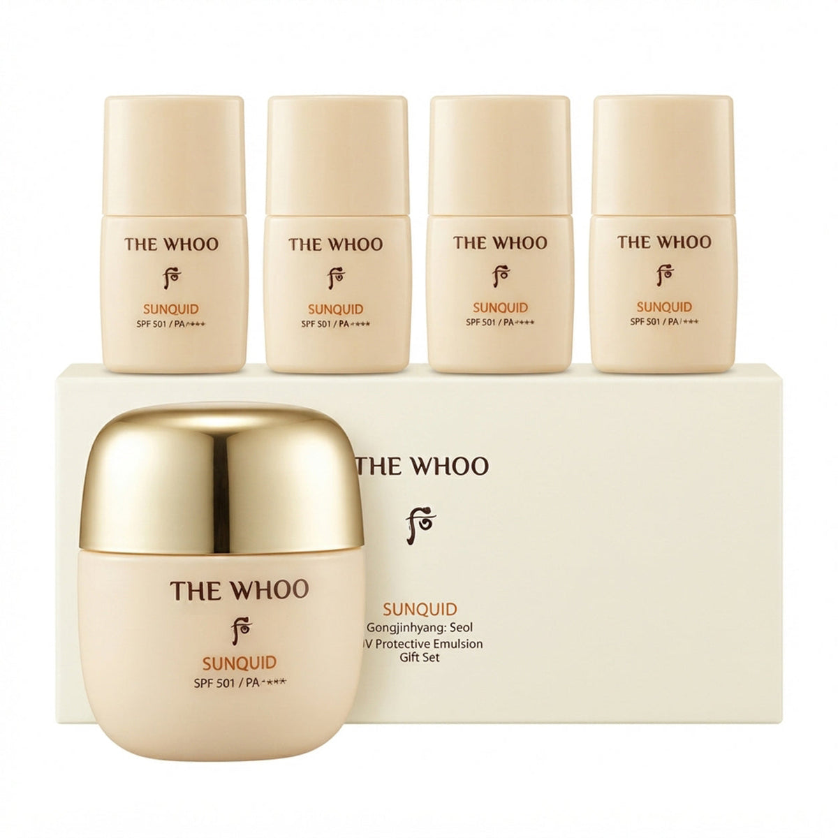 The History of Whoo Gongjinhyang Sunquid UV Protective Lotion Special Set SPF50+ PA++++ — 1 x 265 g