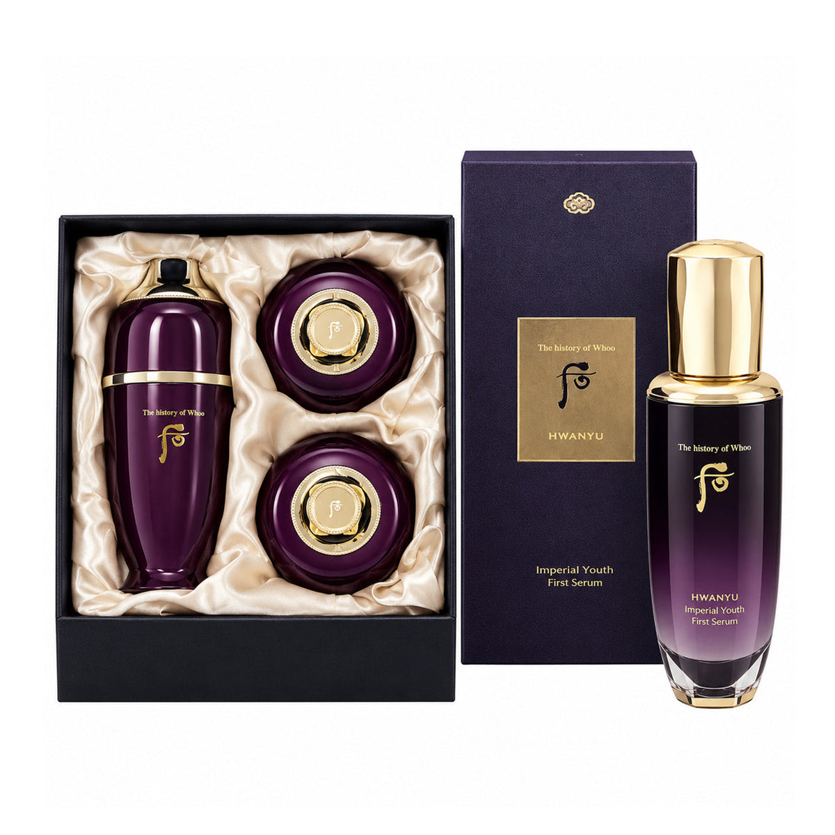 The History of Whoo Hwanyu Imperial Youth First Serum Special Set