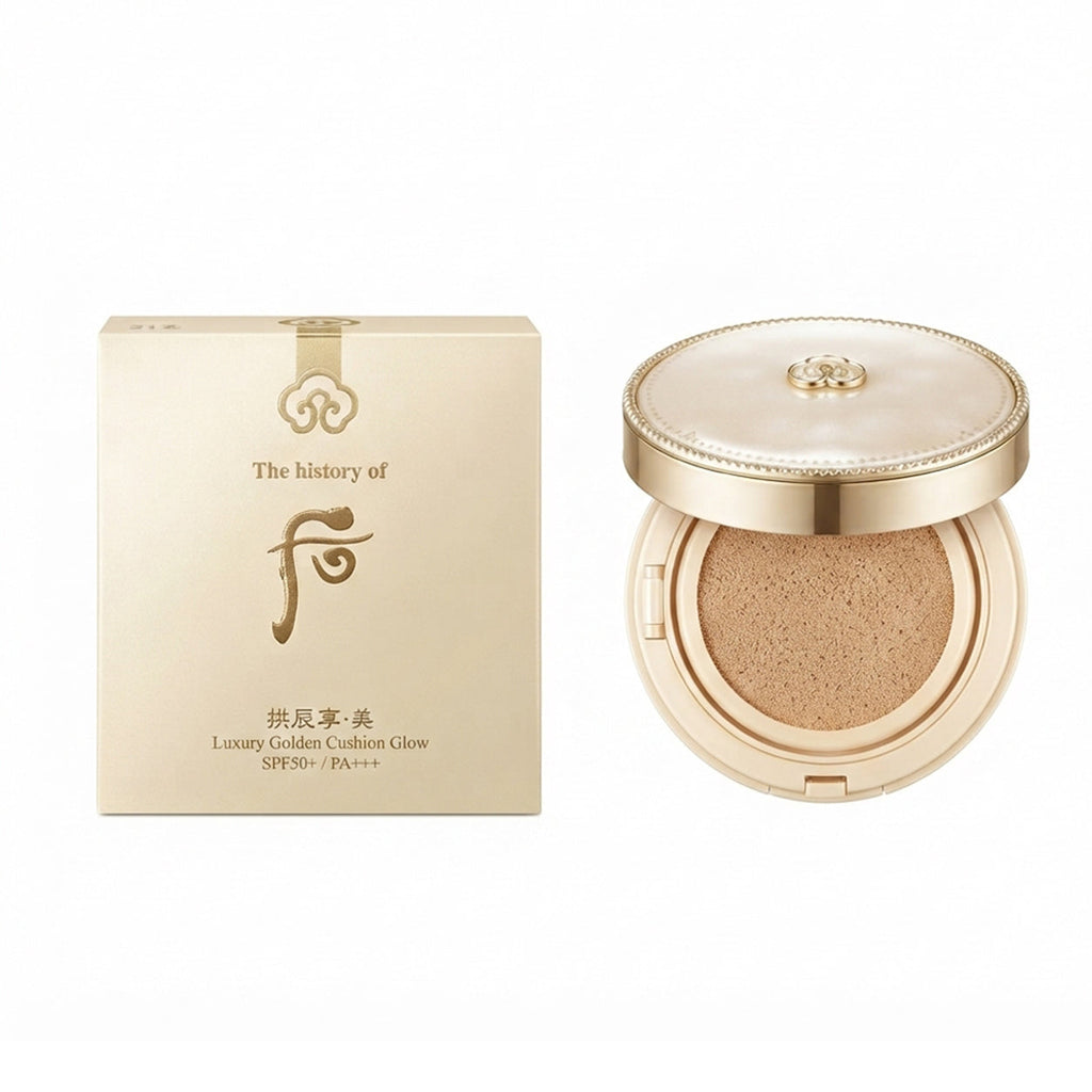 The History of Whoo Luxury Golden Cushion Glow SPF50+ PA+++ — Shade 23, 150 g