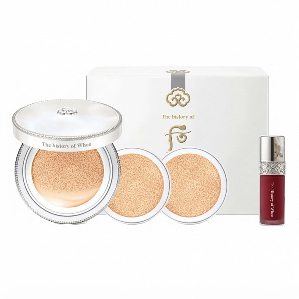 The History of Whoo Radiant White Moisture Cushion Foundation Special Set — Shade 21, 305 g