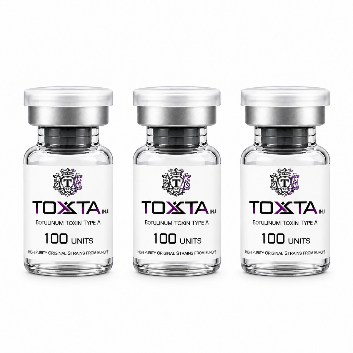 Toxta 100 Units — 3 Vials