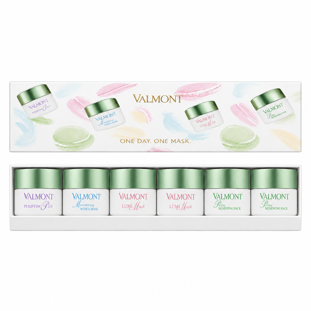 Valmont Multi-Masking Retail Set — Cosmetic Set — 2 x 5 mL + 2 x 5 mL + 1 x 5 mL + 1 x 5 mL