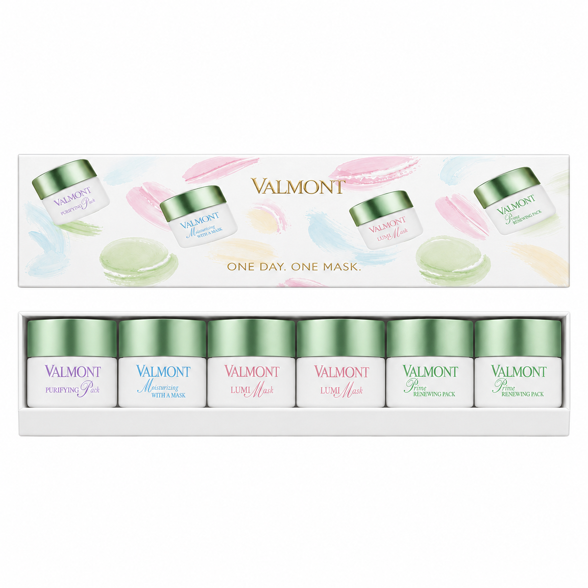 Valmont Multi-Masking Retail Set — Cosmetic Set — 2 x 5 mL + 2 x 5 mL + 1 x 5 mL + 1 x 5 mL