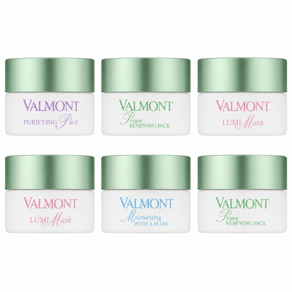 Valmont Multi-Masking Retail Set — Cosmetic Set — 2 x 5 mL + 2 x 5 mL + 1 x 5 mL + 1 x 5 mL
