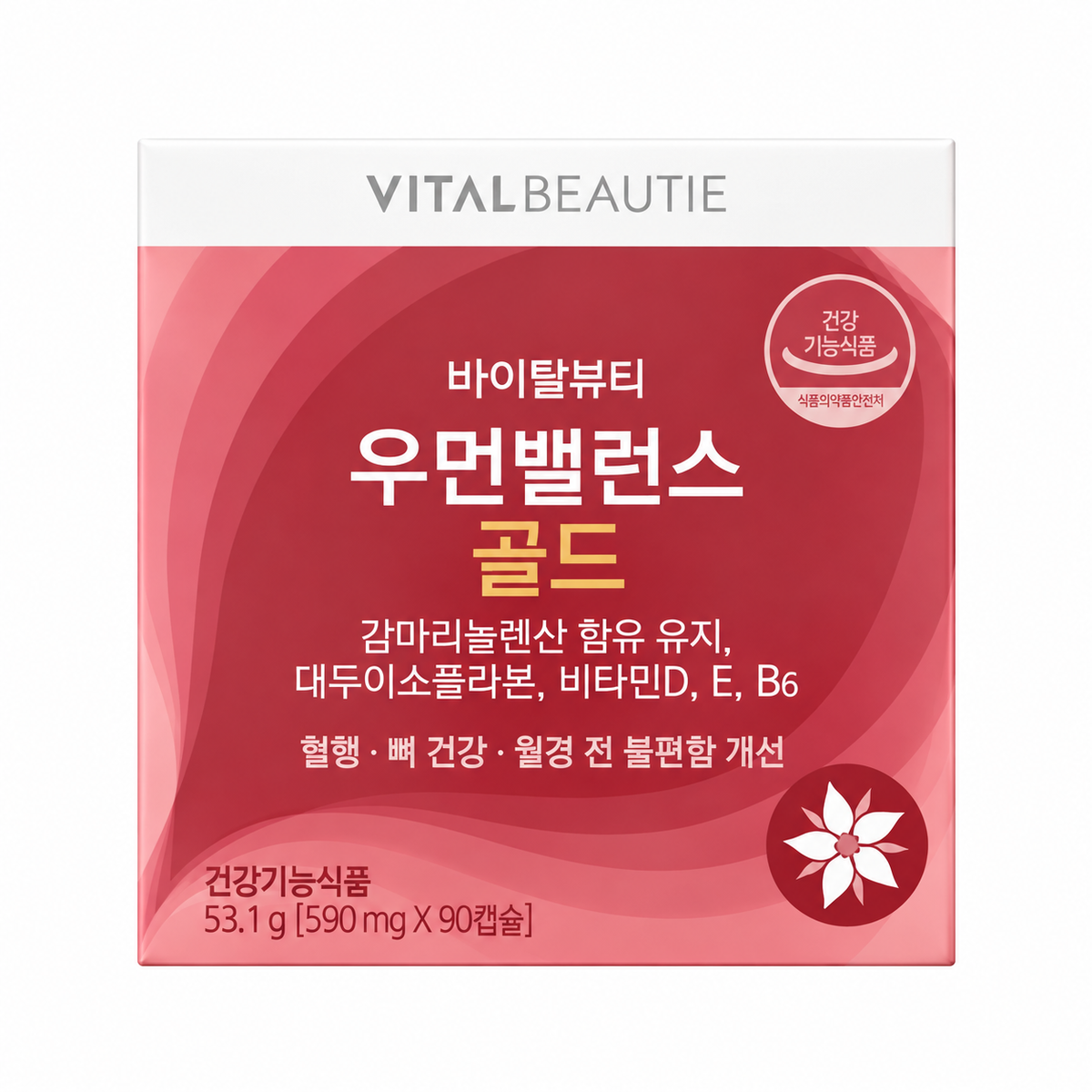 Vital Beautie Women Balance Gold — 1 x 90 Capsules, 145 g